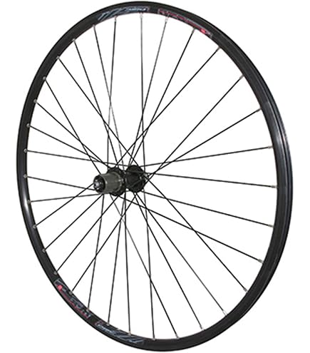 Roue Arrière VTC 700x35 - Double Paroi Alu, Moyeu Alu, Blocage Rapide, Compatible Cassette 8-9 Vitesses