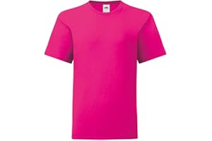 Fruit of the Loom Kids Iconic T-Shirt enfant taille 104-164 cm (1 ou lot de 5)