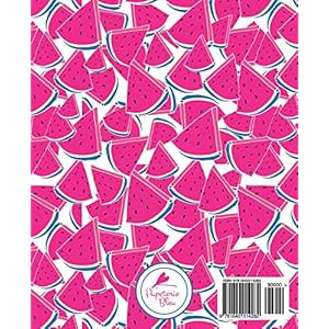 Agenda scolaire 2018-2019: 19x23cm : Agenda 2018 2019 semainier : Motif pastèque