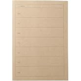 A5 Undated Weekly Planner MUJI