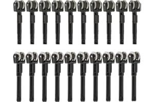 FiTspi 20 Piezas de Repuesto de Mecanismo de Encendedor de Rueda de Pedernal Compatible Con Encendedores Clipper (10 Pequeñas + 10 Grandes)