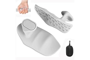 KQLHLHDYZ Anti-Slip Gym Hand Grips for Weight Lifting, Ergonomic Rubber Hand Protector Gloves for Weight Lifting, Pull-Ups, Gym Training and Exercise, Fingerless Workout Gloves for Men and Women