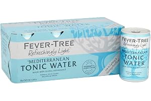 Fever-Tree Refreshingly Light Mediterranean Tonic Water Can 8 x 150 ml