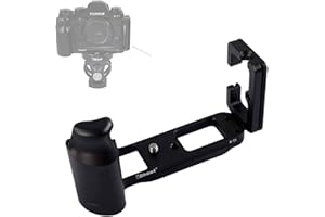 ISHOOT Support de Prise de Vue Verticale en Forme de L pour Appareil Photo Fujifilm X-T1 Compatible avec tête sphérique de trépied ARCA-Swiss/Kirk
