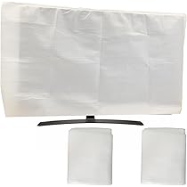 Foam TV Moving Protection Kit - Cover & Corner Protectors For 65" Flat Screens