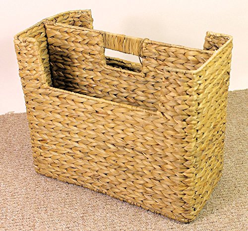 Zeitungsständer , Zeitungskorb Wasserhyazinthe Gr. 40 x 20 cm H 33 cm - 2