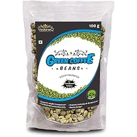 VedaneQ Green Coffee Beans Powder Unroasted Arabica weight management product for Men & Women - 100 gm