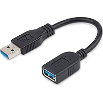 Cavo USB 2.0 ad alta velocità 1,8 m, nero maschio femmina - - Goobay
