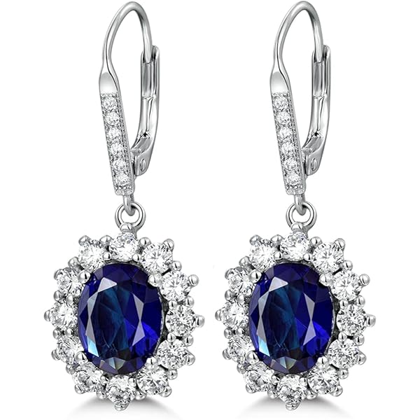 Gulicx Orecchini Pendenti Vintage In Argento 925 – Zirconia Cubica Nera E Trasparente – Cod. SE040b