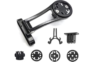 KMRDND Soporte Ajustable para Ordenador de Bicicleta para Garmin Edge, Wahoo Elemnt, Bryton, también para cámaras GoPro y lámpara (aleación de Aluminio)
