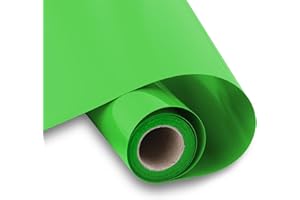 HIKENRI Rotolo di vinile a trasferimento termico,30,5 x 305 cm,colore verde salvia adesivo verde vinile permanente verde vinile verde ferro su vinile per progetti artigianali,cartelli,album di ritagli