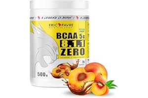 BCAA POUDRE 8.1.1 Zero - Acides Aminés Musculation Vegan - Votre Allié Pour Des Entraînements Efficaces - Performance Accentuée - 500g - Saveur Thé Pêche - Eric Favre