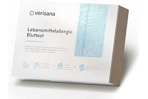 Lebensmittelallergie Test – Selbsttest bequem für zu Hause – Inkl. Laborbericht über mögliche Nahrungsmittelallergien – Verisana