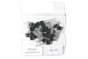 CDIL DAZZLETECH BC184 Transistor Type C TO-92 3 pin replacement repair electronic component triode 30V NPN Pack of 25