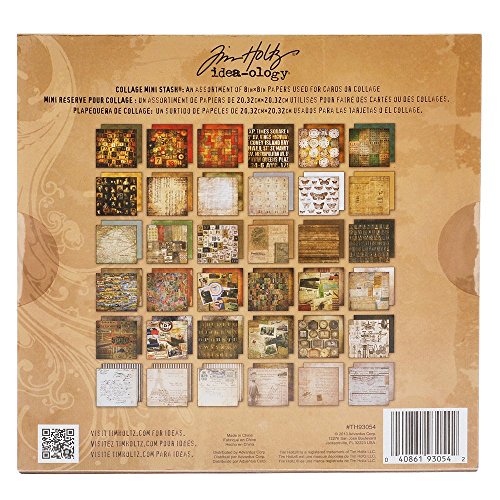 Tim Holtz idea-ology Collage Mini Stash, beige - 2