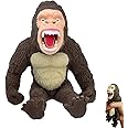 Navoys Incredible Stretchy Gorilla, Stress Relief Toy for Kids and Adults, Soft Squeeze Monkey Toy, Jungle Games, Rubber Stretchy Animal