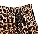 Vogholic Women's Drawstring Leopard Summer Beach Waistband Shorts Pants XXL