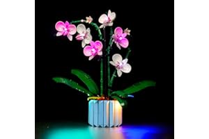 LOCOLEE Led Light Set for Lego Orchid, Led Light Kit for Lego 10311 Orchid Botanical Collection - Not Include Lego Models, Just Light Set (Standard Version)