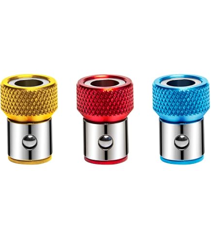 3 Magnetringe Für Schraubendreher – 1/4 Zoll, Anti-Rutsch, Für Bits