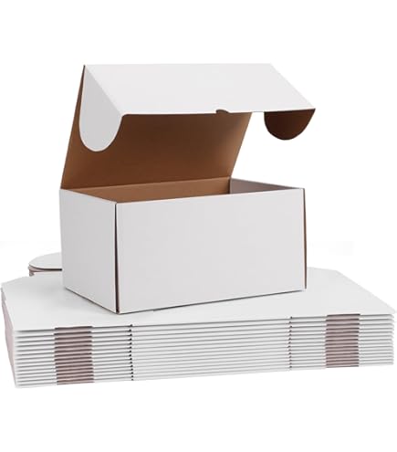 12x10x3 Inches Shipping Boxes Pack Of 25, Small Corrugated Cardboard Box For Mailing Packing Literature Mailer 12 L X 10 W X 3 H