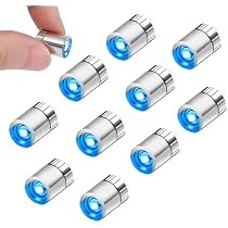 10 Stück LED Minilichter, Mini LED Lichter Für Puppenhaus Silberner Kunststoff B