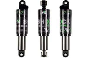 Chooee Amortisseur arrière de vélo 120 mm 125 mm 150 mm 165 mm 185 mm 190 mm 200 mm Amortisseur arrière