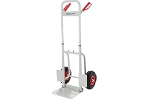 MAGNA CART Magnacart Sackkarre MCH5 - Max. Last 120KG - Stahl - Private und Geschäftliche Nutzung - Zusammenklappbarer Transportwagen - Grau