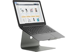 Slabo Notebook Holder Laptop Stand for MacBook | MacBook Air | MacBook Pro | Notebooki | Laptopy "Aluminium" - SPACE GREY/GRAU
