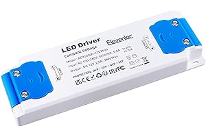 Elezenioc LED Transformator 12V 30W, Ultra dünn Trafo 230V auf 12V Transformator 2.5A, AC/DC Konstantspannungs Netzteil für Lampen Nicht Dimmba für G4 MR16 MR11 LED Strips(Blue-12v-30W