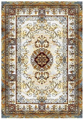 Carpet rug Printed crystal wool living room bedroom mats farmhouse style Simple and modern Hand made abstract Foyer Bedroom non-slip ( Size : 1.6*2.3m , Style : G-4 )