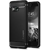 Spigen, H11CS21938, HTC U11 Case, Rugged Armor, Black, Original Patent Carbon Fiber Design Shock Absorption Phone Case Cover