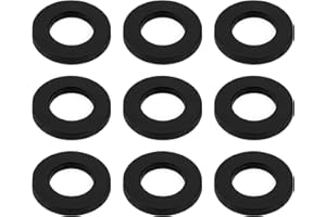 eMagTech Juego de 100 arandelas M6 de repuesto OD 12 mm 1,5 mm de grosor, arandelas de nailon de tensión de tambor, arandelas de tornillo de tensión adecuadas para kits de batería y snares, color