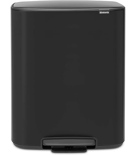 Pedaalemmer BO 2 x 30 l, wit, Brabantia 🔵 251 Pedaalemmer BO 2 x 30 l, wit, Brabantia 🔵 251