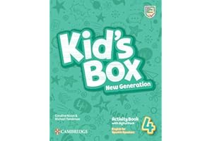 Kid's Box New Generation English for Spanish Speakers Level 4 Activity Book with Home Booklet and Digital Pack (2023)