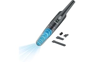 Severin HV 7132 - Aspirapolvere a batteria 3 in 1, senza sacchetto, funzione di aspirazione a umido e secco, 60 W, colore: Nero