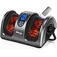 TISSCARE Shiatsu Foot Massager with Heat Foot Massager for Plantar Fasciitis, Neuropathy, Circulation and Pain Relief, Massage Feet/Leg/Calf/Ankle at Home/Office, Gift for Men and Women