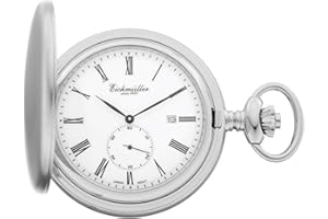 Eichmüller Since 1950 Taschenuhr Quarzwerk Kleine Sekunde Datum incl. Kette
