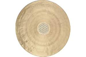 Meinl Sonic Energy - Gong del vento da 50,8 cm con battitore, fiore della vita, per terapia di guarigione del suono, meditazione e yoga, lega di bronzo, garanzia di 2 anni, (WGFOL20)