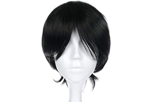 COOLCHANGE Cosplay peluca de Monkey D. Luffy para los fans de One Piece | Negra