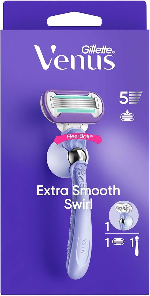 Gillette Venus Extra Smooth Swirl Tıraş Makinesi + Yedek Başlık
