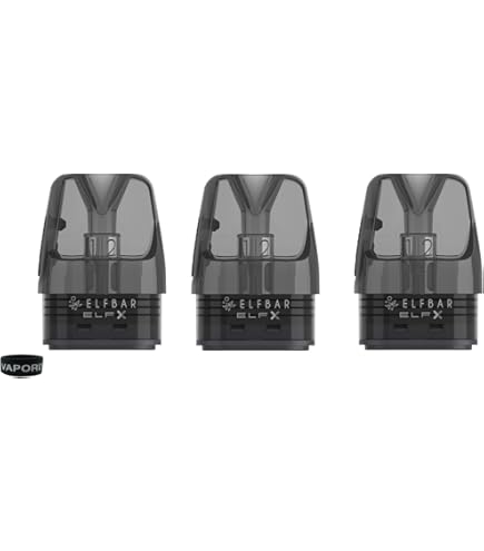 ELFBAR ELFX Replacement Pod [0.8ohm | 17W] 3 Pack - ELFX 0.8ohm Dual Mesh  Replacement Pod, Top Filling, MTL Vaping, No Nicotine: Amazon.co.uk:  Electronics & Photo