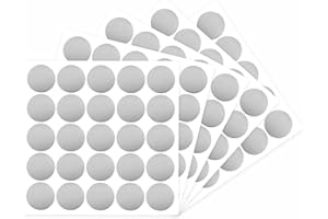 O5O2 125 Pièces Autocollants à Gratter Circulaire,Carte à gratter,Ticket a Gratter,Cartes à Gratter Cartes Étiquette Circulaire,pour DIY Carte Postale Surprise Cadeau(gris)