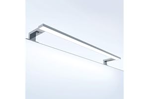 ‎KALB MATERIAL FÜR MÖBEL kalb I LED Badleuchte 603 x 36 x 100mm (L x B x H) in silber, Lichtfarbe Neutralweiss ; Badlampe Spiegellampe Spiegelleuchte Schranklampe Aufbauleuchte,