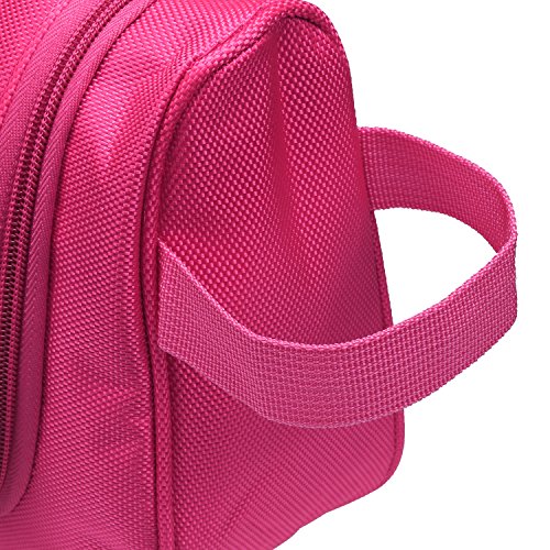 LEADSTAR Kulturbeutel Kosmetik Organisator Aufbewahrungstasche mit Aufhängung für Reisen Ausflüge Sport Dienstreisen – Rosa - 5