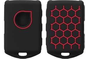 kwmobile Bilnyckel silikonfodral kompatibelt med Volvo 4-knappar bilnyckel Keyless Go – nyckelfodral i svart