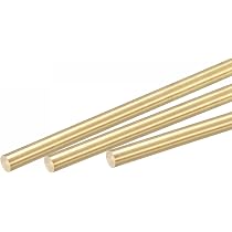 Tige Laiton Pleine 12mm X 300mm Sourcing Map - Pour Modélisme Et Bricolage - Barre Ronde Tour
