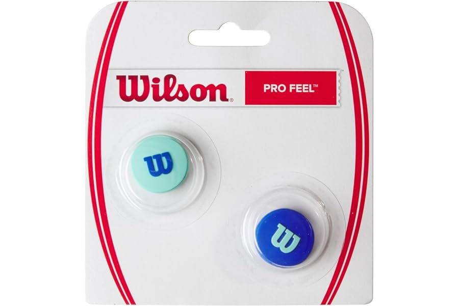 Wilson Ultra Pro Feel Dampener 2 Pack, Ultra Pro Feel Dampener, Minimised Shock, Balanced Vibrations, Comfortable Hold, Easy Setup, Stylish Design