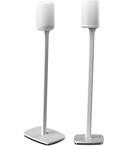 my wall SonosEra100 in hoogte verstelbare luidsprekerstandaard - HS43WL, set van 2, Sonos standaard in hoogte verstelbaar, perfecte geluidsoriëntatie, ontkoppeling, Sonos standaard