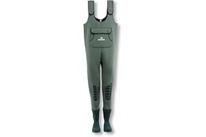 Cormoran Neopren Waders Néoprène avec Bottes en Caoutchouc intégrées