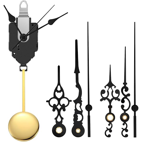 Meccanismo Silenzioso Per Orologio Al Quarzo - Parti Di Ricambio Per Orologi Da Parete Lancette E Sistema A Pendolo Completo 96303212 - Foto 10